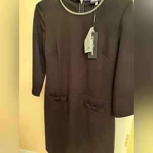 Karl Lagerfeld black A-line dress